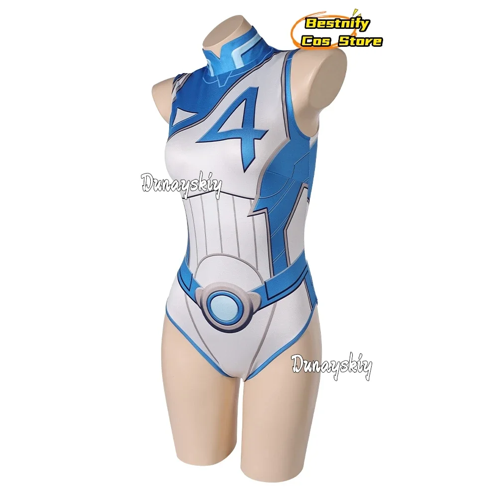 CosplayGame Rivals スーザン・ストーム コスプレ 水着 コスチューム xs-2xl 全身タイツ ボディスーツ スーツ アニメ/ビーチパーティー 女性用 ロールプレイング ジャンプ