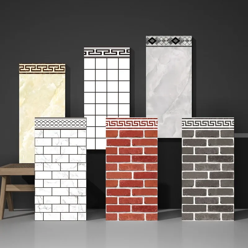 

Retro Red Embossed Brick Pattern Seamless Splice Home Decor Living Room Cabinet Desk Peel & Stick Waterproof Wallpaper Art Decal