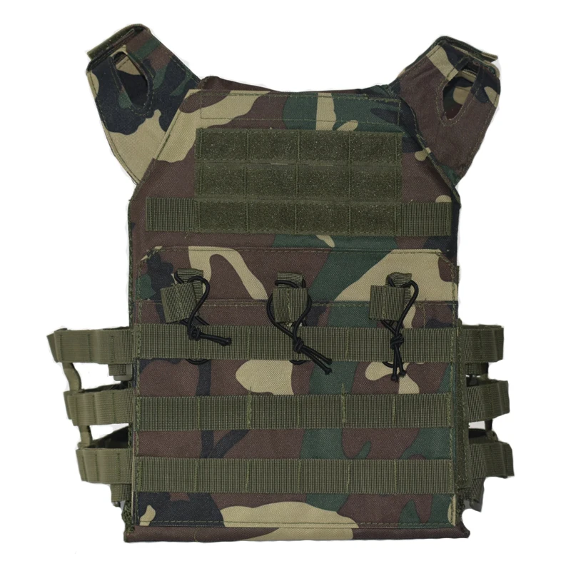 Chaleco táctico MOLLE JPC 600D, equipo Airsoft, portador de placa de caza de Paintball, chaleco de armadura corporal ligero protector para exteriores