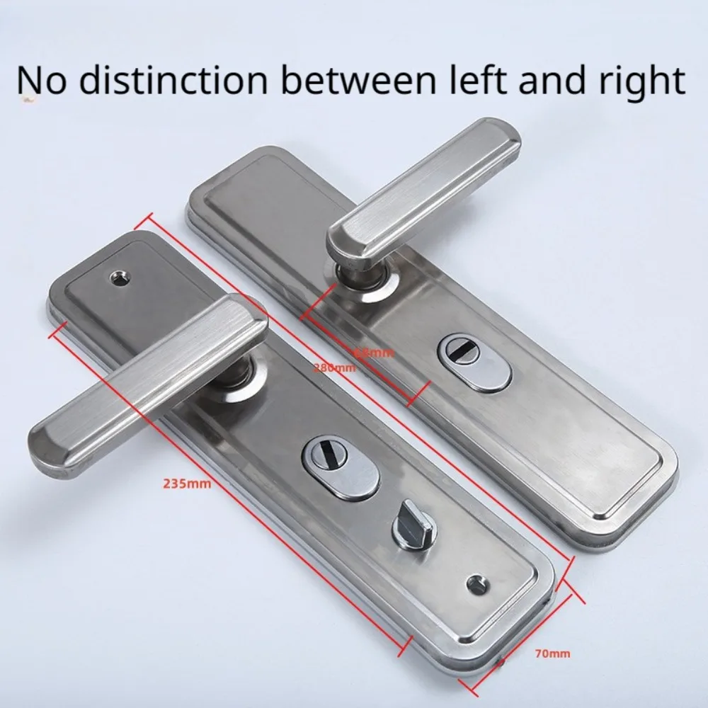 Universal lock double-sided lined door handle, Multi functional handle anti-theft door anti pry household dual fast dual active