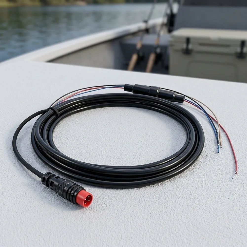 Waterproof 5 FT for Power and Data Cable for Garmin For echomap Plus and For sonar Devices for fishing Applications