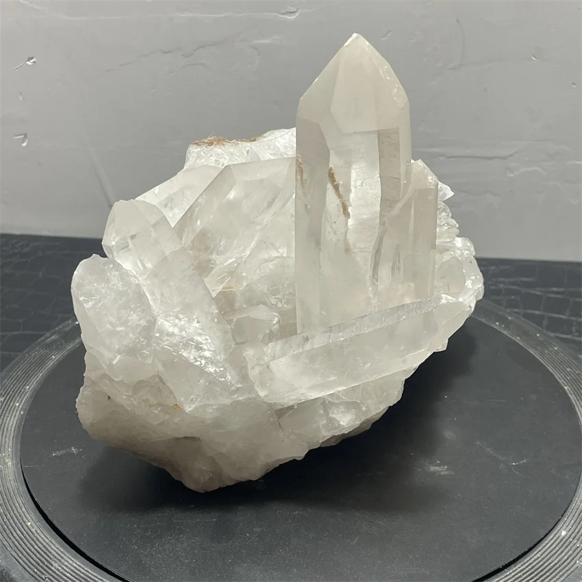 2.18kg Natural Rare White Quartz Crystal Cluster Mineral Specimen Healing