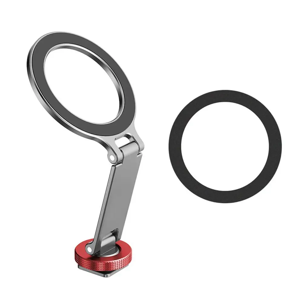 Foldable Cold Shoe Magnetic Bracket Phone Holder Phone Tripod Mount 1/4 Inch Thread For iPhone 15/14/13/12 Series Y5F5 image 6