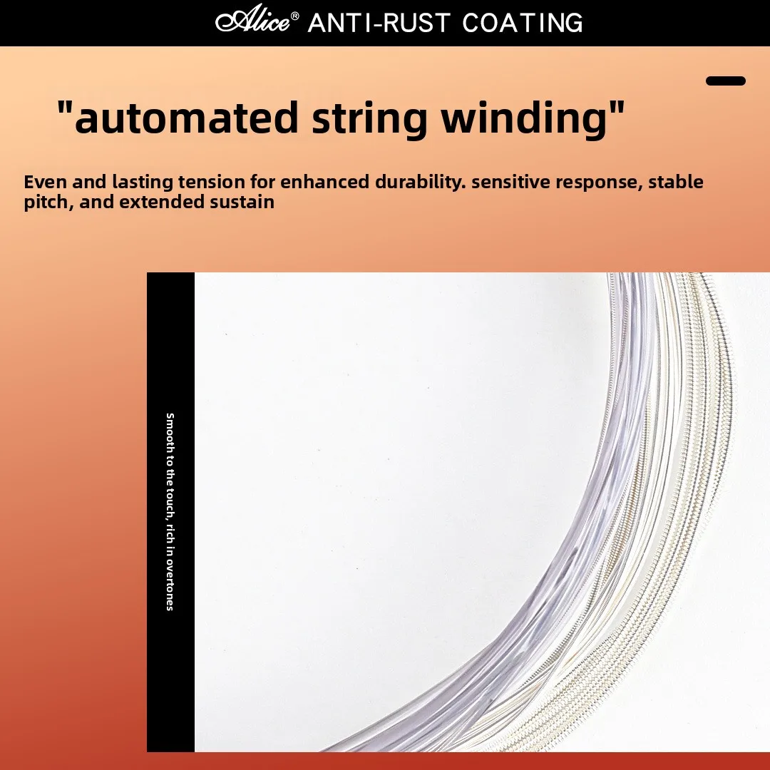 Classical Guitar Strings Alice Awr-19T Nylon High Tension 6 Pieces Full Set String For Classical Guitar