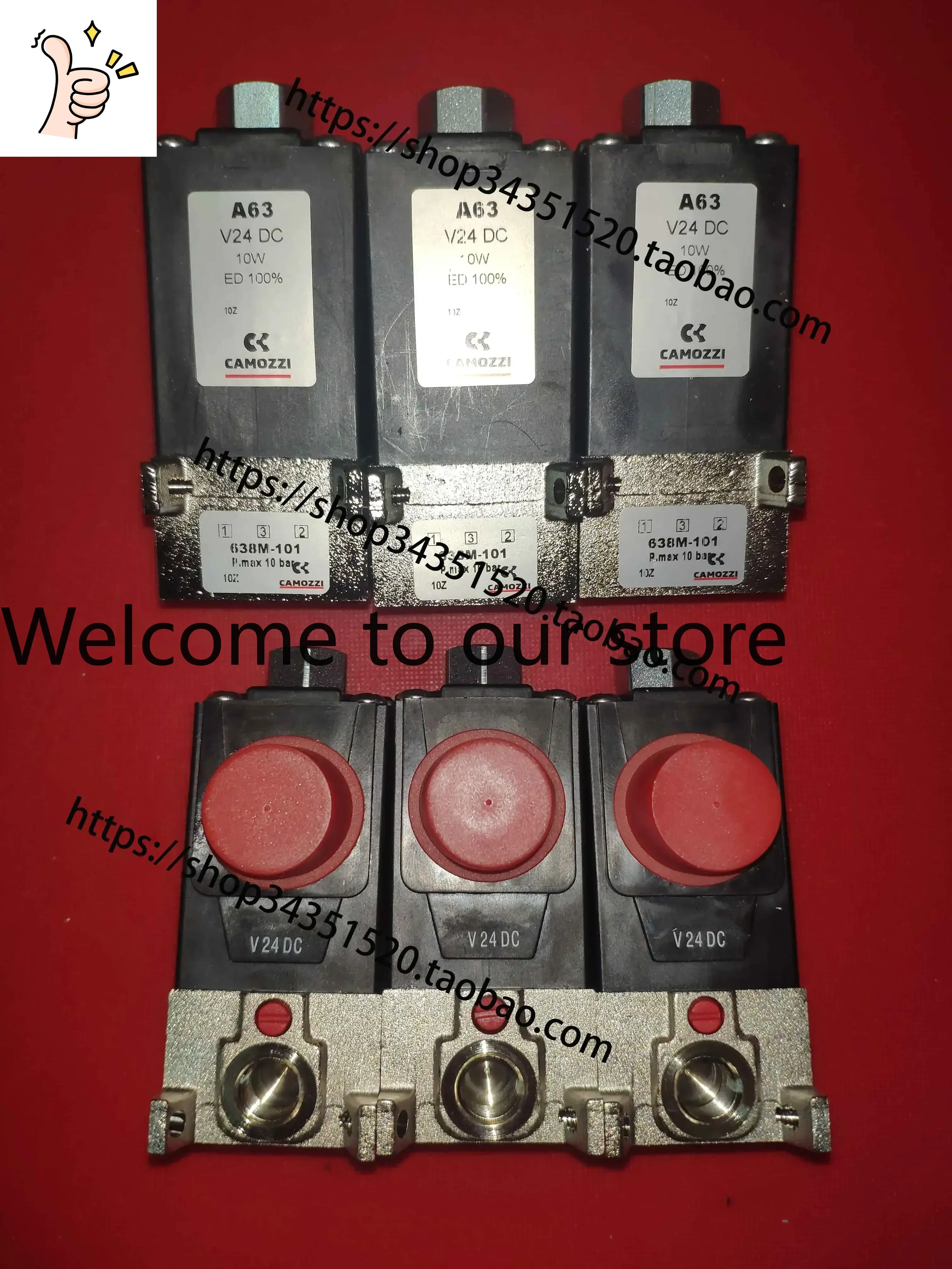 

2026.4Customize COMAZ Kangmaosheng 452C-015-A63 Solenoid Valves 638m-101-A63, 453-011-22S01, 454N.