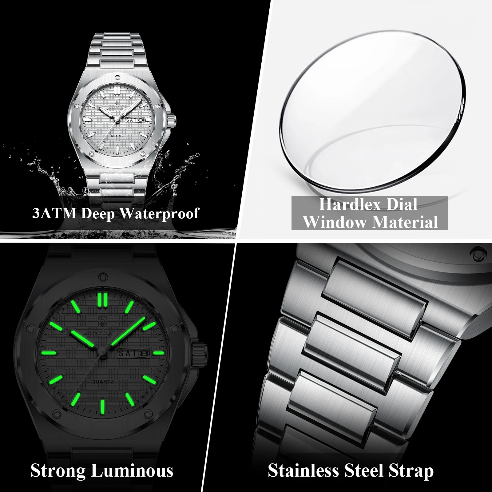 POEDAGAR Fashion Men's Watch W - огляд і ціна Patek Philippe Watch Nautilus
