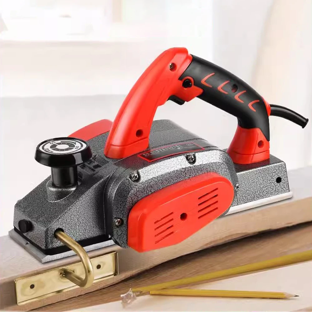 220V Multifunctional Electric Planer Woodworking Portable Desktop Electric Planer Home Woodworking Table Planer Press Planer