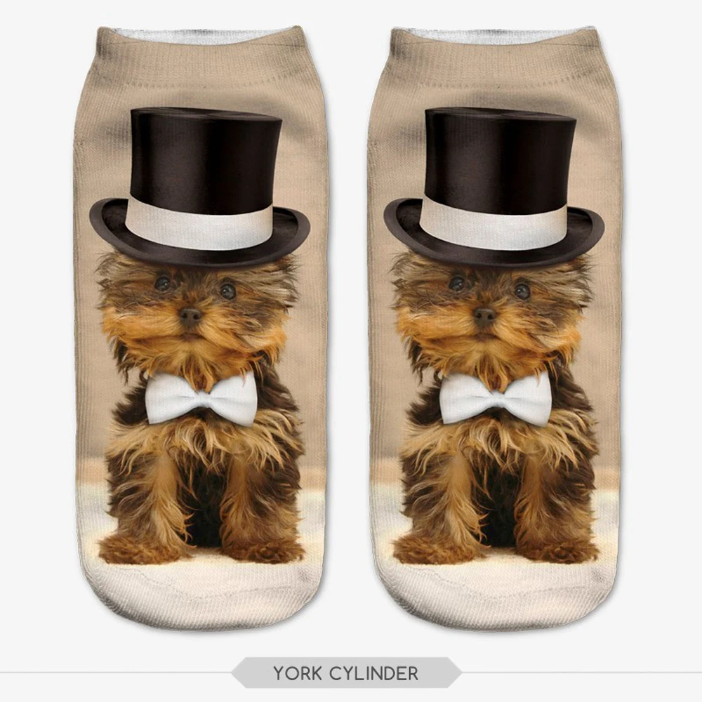 Neue 3D-Gedruckte Trendige Unisex Niedrige Knöchelsocken, Damen Casual Tier-Socken, Weihnachtsgeschenk, Dropshipping – Detail 6