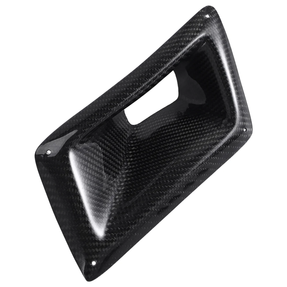 

T61C_Left Side Real Carbon Fiber Board Car Front Bumper Air Vent Intake Outlet Duct Cover Trim for Nissan 350Z Z33 2003-2009