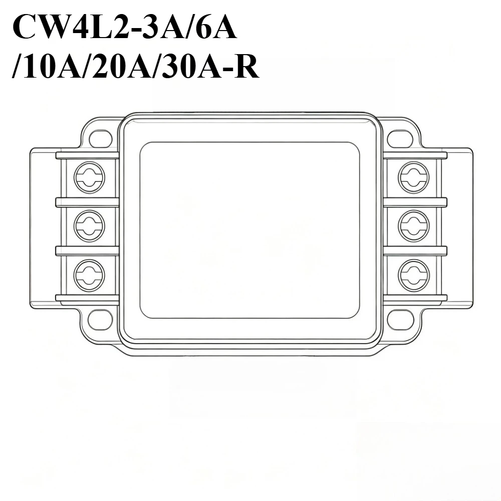 Single-phase power filter CW4L2-3A/6A/10A/20A/30A-R CW4L2-10A-R(004) Bipolar filter terminal block 220V anti-interference