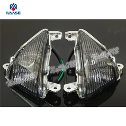 WAASE Motorcycle Signal Lamp EMARK Front Turn Signals Blinker Indicator Lens For Kawasaki Ninja ZX10R ZX-10R 2006 2007