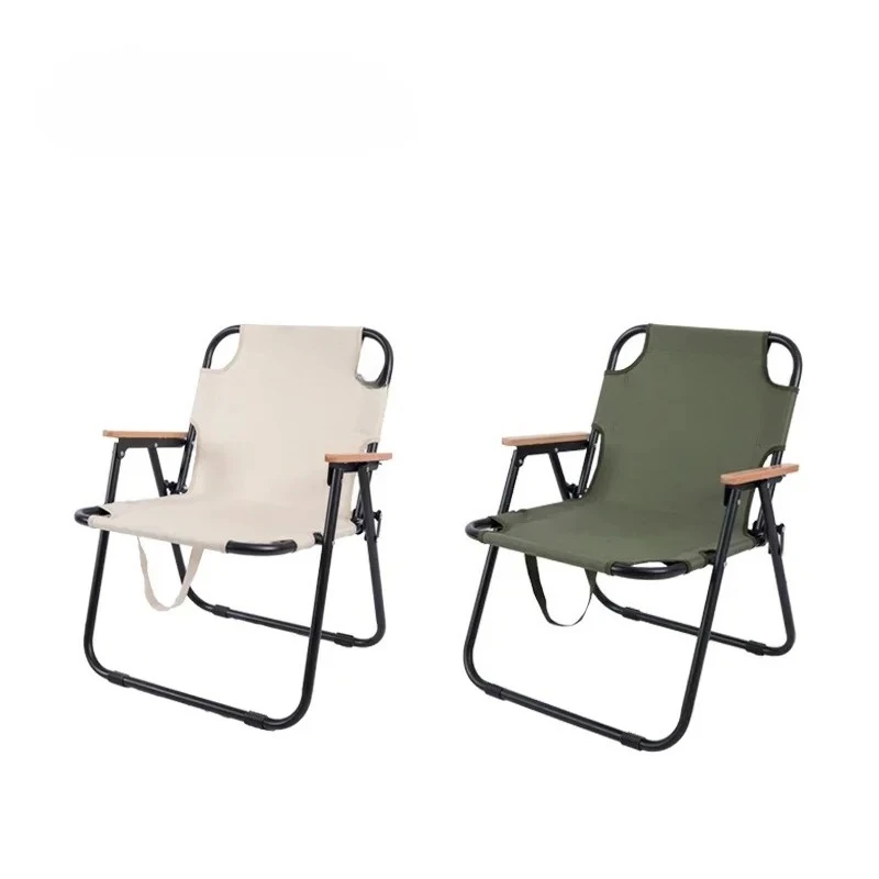 Iron Pipe Single Chair Outdoor Portable Foldable Storage Chair