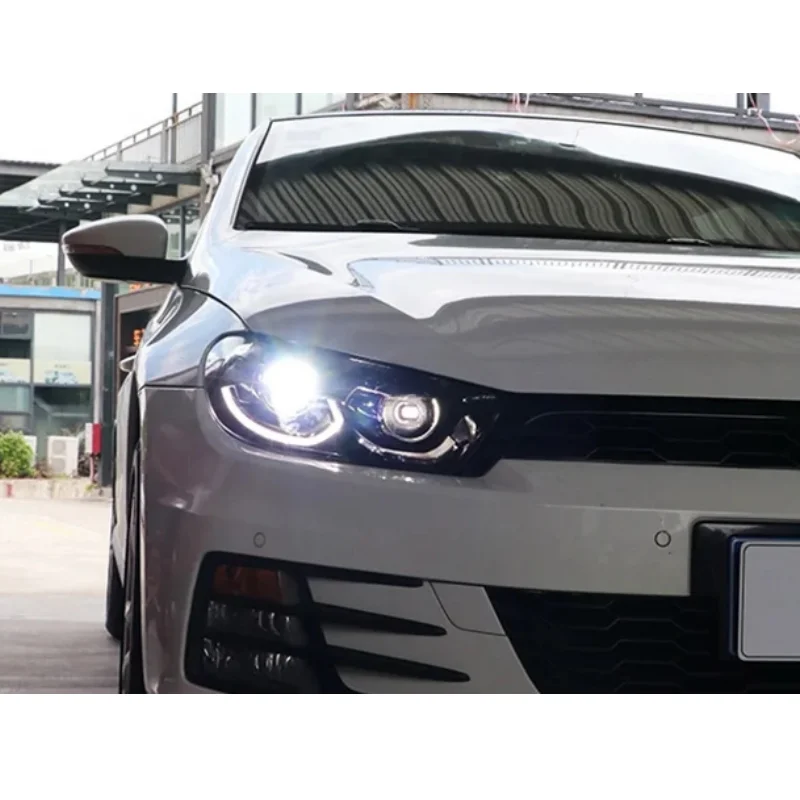 Car Accessories For VW Scirocco headlight Assembly 2009-2014 headlight running lights car light accessory
