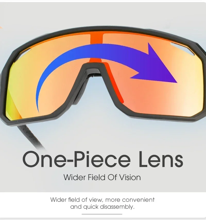SCVCN Neue Radfahren Gläser Fahrrad Sonnenbrille UV400 Sport Brillen Outdoor MTB Brille Fahrrad Frauen Männer Reiten Wandern Sonnenbrille – Detail 4