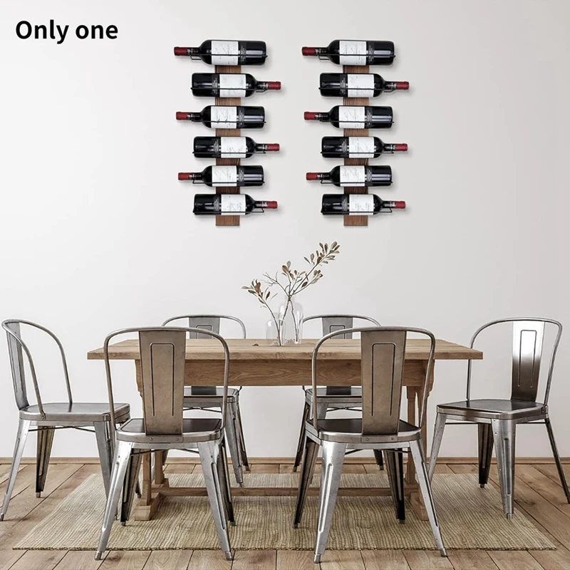 Stylish Wall Mounted Wine Stand Holder Convenient Wine Holder Versatile Wine Display Shelves For Wine Collectors