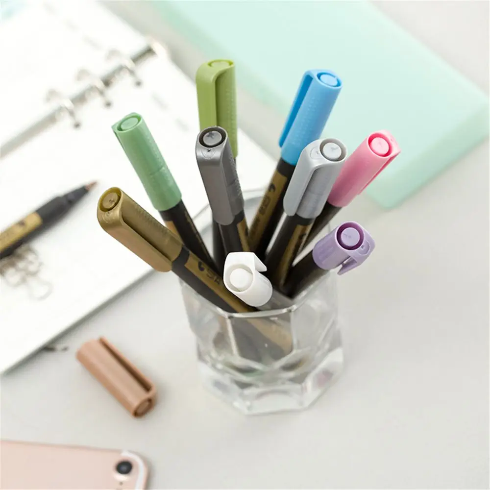 Paint Rock Painting Photo Plastic Metallic Glass Mug Pens Painting Writing Marker