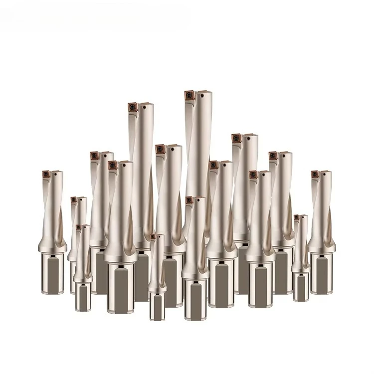 6D SP U Drill Rod Violent Drilling Rotary Drill Bit Flat Bottom Deep Hole Lathe CNC Water Spray Fast Machine Tools Accessories