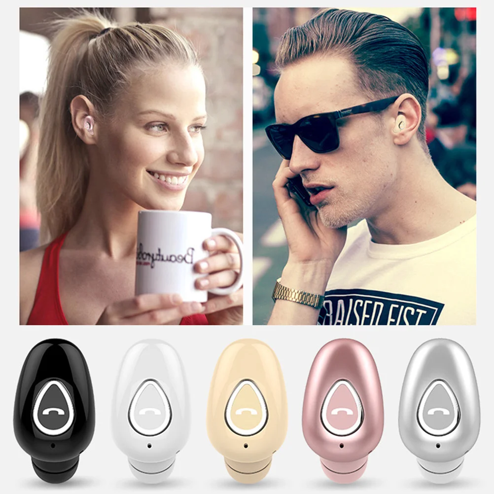 

Wireless In-Ear Earphone Mini Invisible Lightweight Sports Headset Voice Control Nfc Multi-Point .1 True