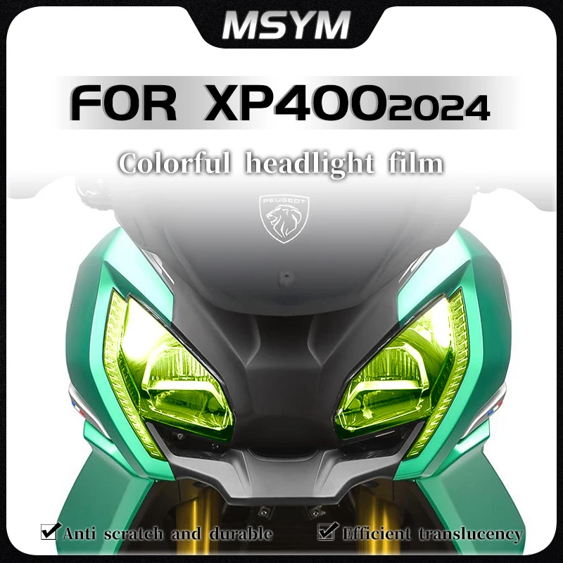 

For Peugeot XP400 XP 400 XP400GT xp400 2024 Headlight taillight film instrument film high transparency protective film sticker