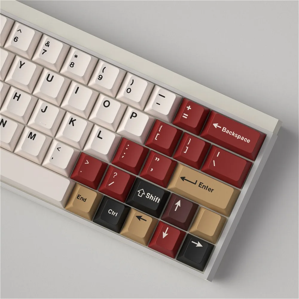Donut, Keycap 128 Keys, Cherry PBT for 61/64/87/104/108 GMK67 Gaming Mechanical Keyboard
