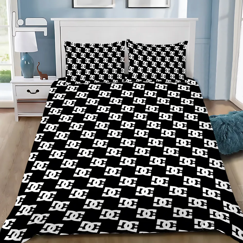 Duvet Cover Pillowcase Bedding Set Fashion Brand D-DolceS D-G Adult BoyGirl Bedroom Decoration Children Single Double Large Siz