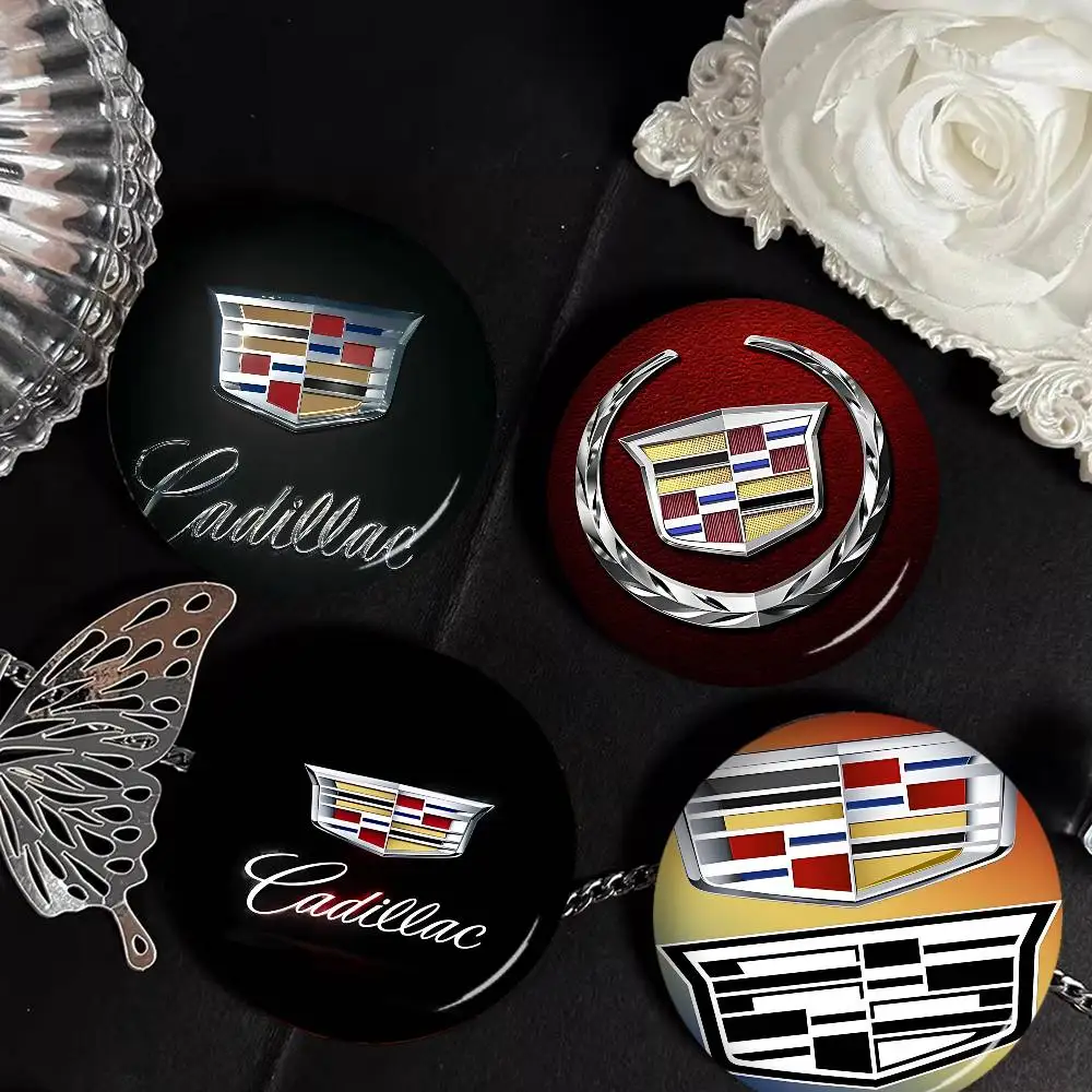 C-Cadillac Car Creative Tinplate Soft Button Pins Animal Icon Brooch Lapel Backpack Badge Accessories Pin