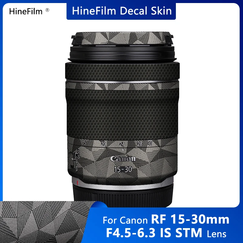 

Hinefilm Skin for Canon RF15-30 F4.5-6.3 Lens Decal Skins 15 30 Wrap Cover for Canon RF15-30mm F4.5-6.3 IS STM Lens Sticker 1530