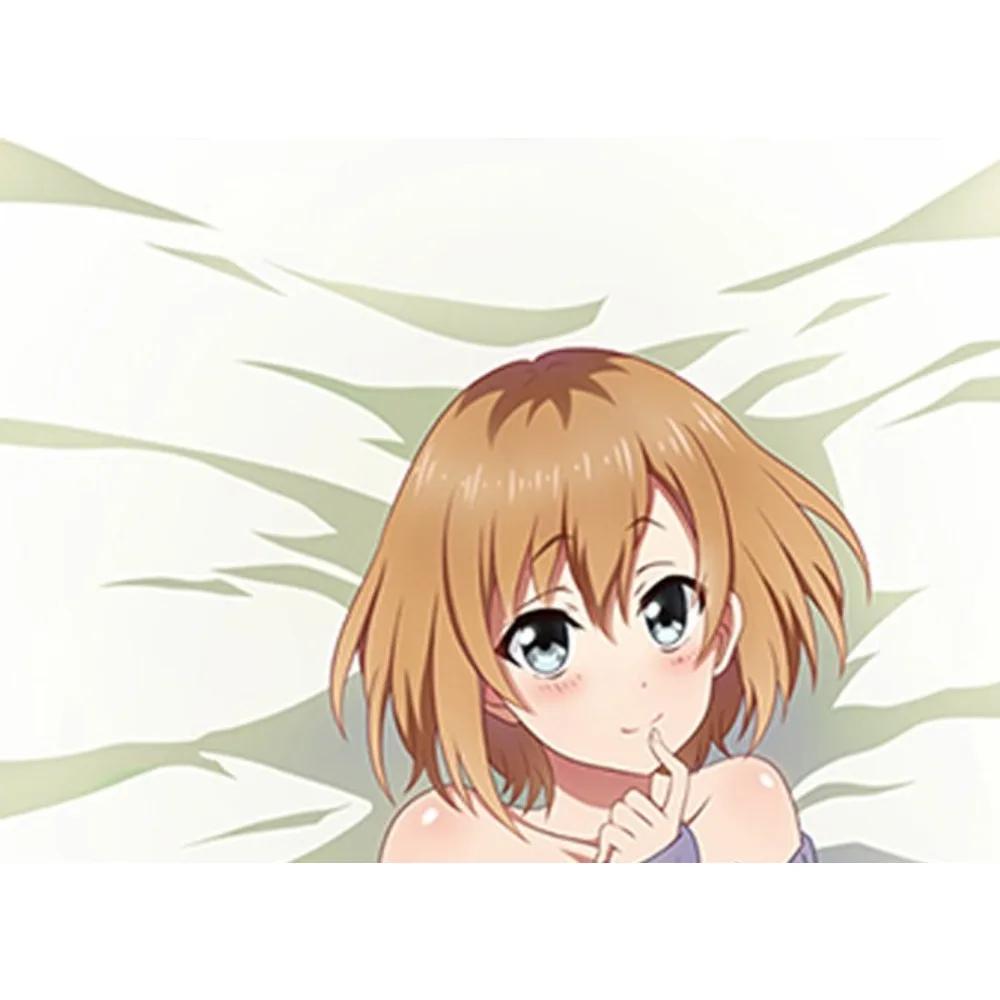 Aoi Dual Different Shy Facial Expressions Double Sided Long Cushion Cover Bedroom Sofa Throw Pillow Slipcover