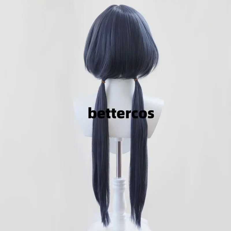 Yunli Cosplay Wig para mulheres, cabelo sintético, longo, cinza, azul, perucas anime, resistente ao calor, perucas de festa, boné