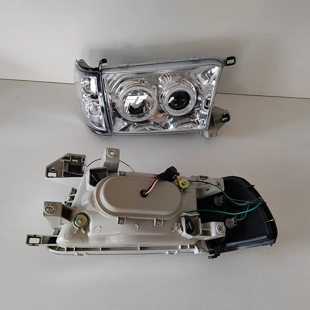 4PS Car LED  Headlights Suitable For Toyota HILUX SURF  KZN185 UZN185 4Runner 1996 1997 1998 1999 2000