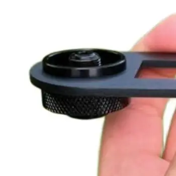 Aluminum Table Edge Clamp for Outdoor Cooking Stations Adjustable Thickness Fit Rotating Design for Stove and Gas Tank Mounting