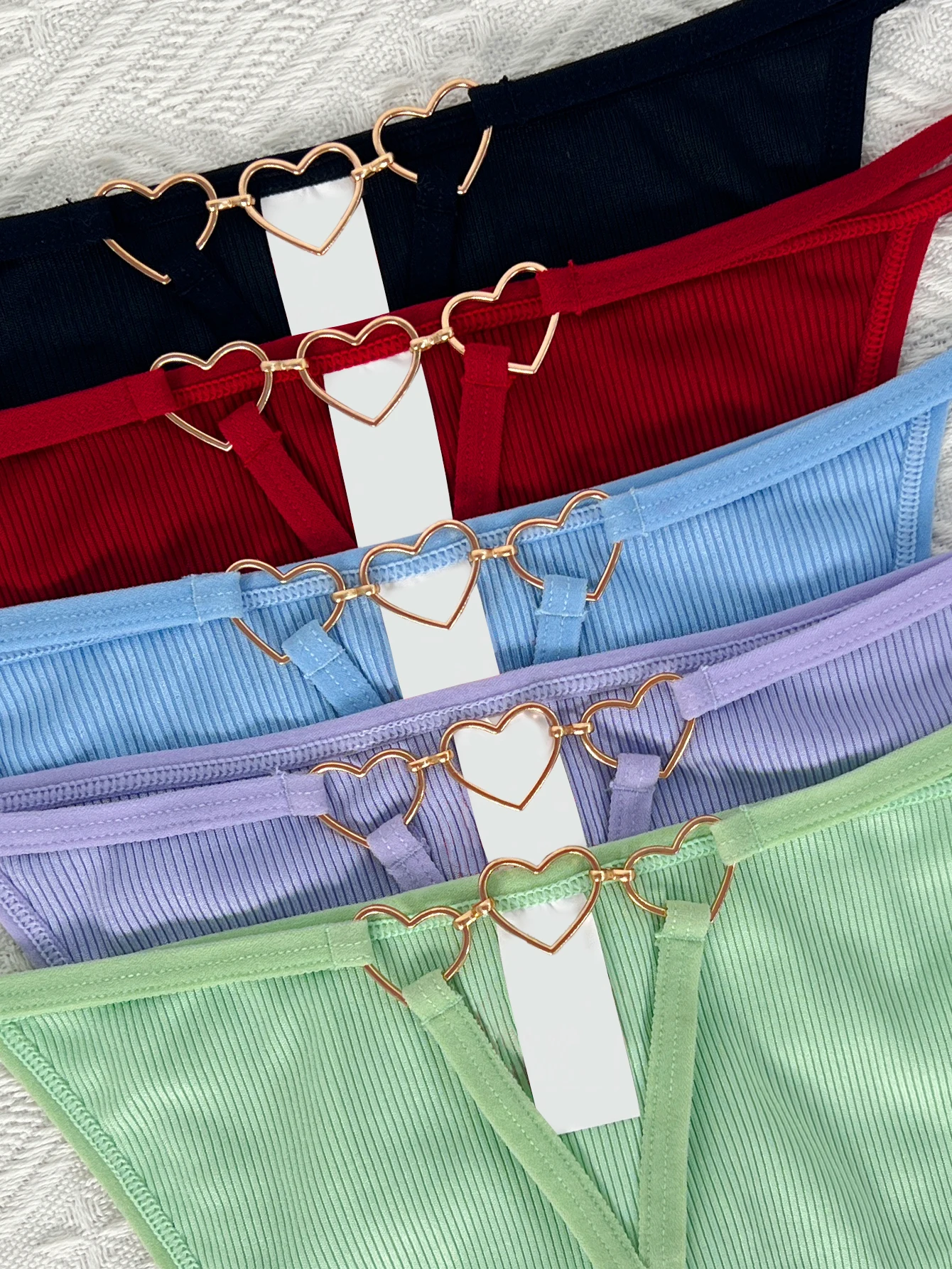 5pcs 1XL-4XL Plus Size Ladies G-string Intimate Lingerie Low Rise Solid Love Design Women Thongs New Fashion Breathable Panties