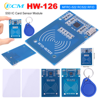 MF RCS522 RC522 RFID Module Kit S50 Blank Card RF Module Card Reader Key Ring RFID Card Reader Module for Arduino Raspberry Pi