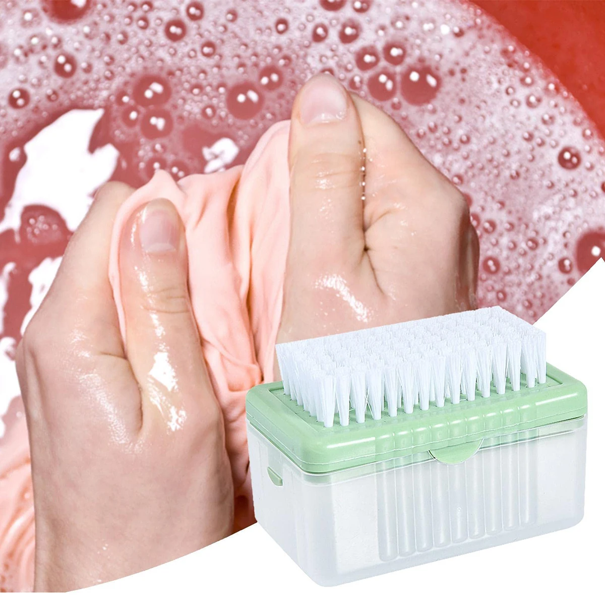 

Soap Box Hands Foam Soap Dish with Roller Multifunctional Soap Dish Foaming Draining Household Storage Box Cleaning Tool