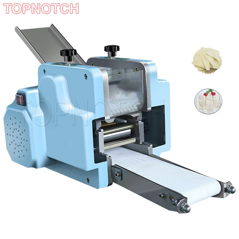 

Dumpling Wrapper Machine Wonton Baozi Skin Making Machinery Rolling Automatic Slicer