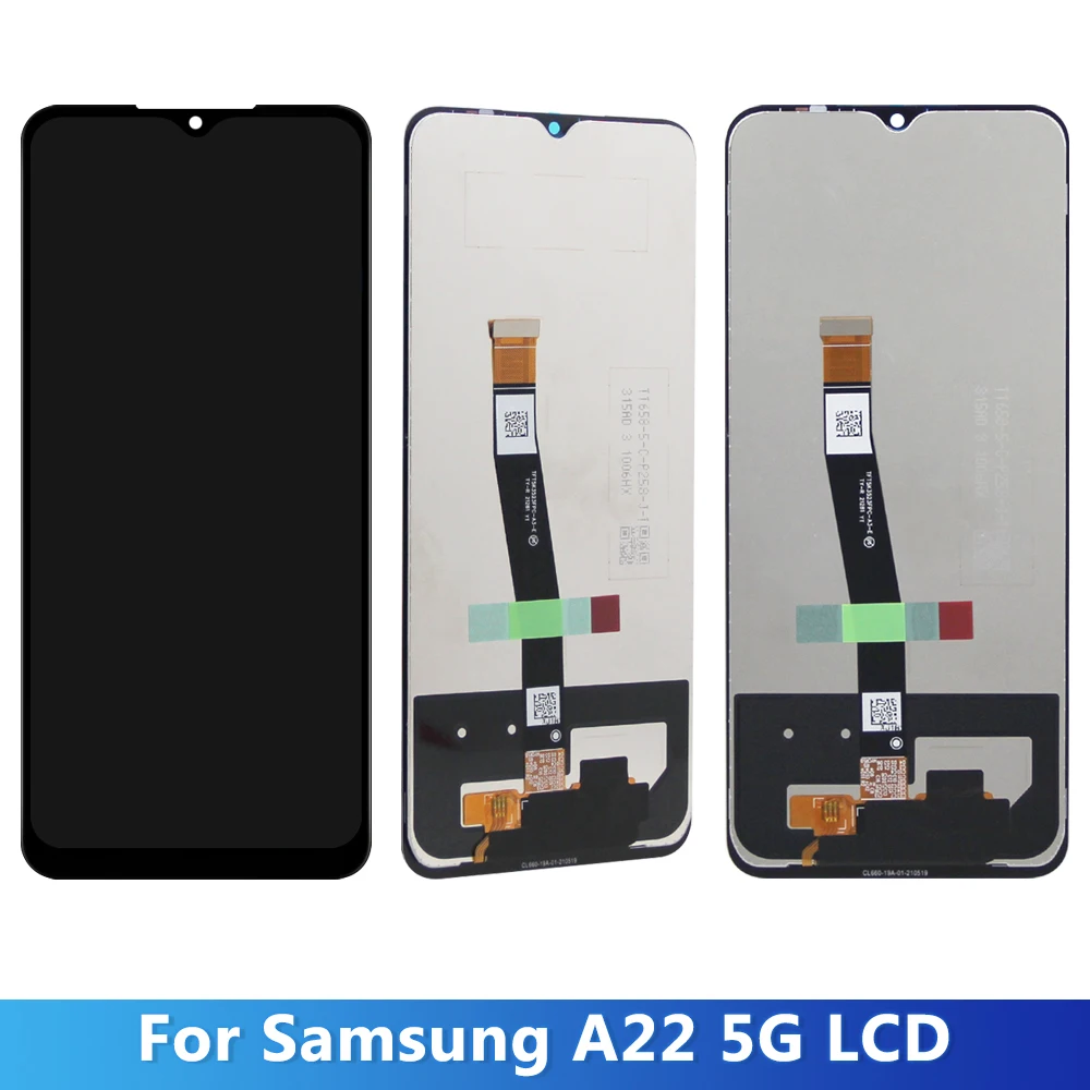 6.6\'\' For AMOLED For Samsung A22 5G A226B LCD Touch Screen Digitizer For Samsung SM-A226B SM-A226B/DS LCD With Frame Replacement