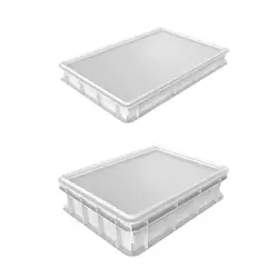 Dough Proofing Box Multipurpose Baking Tool with Lid Pizza Dough Containers for Household Restaurant Refrigerator Pies Bread
