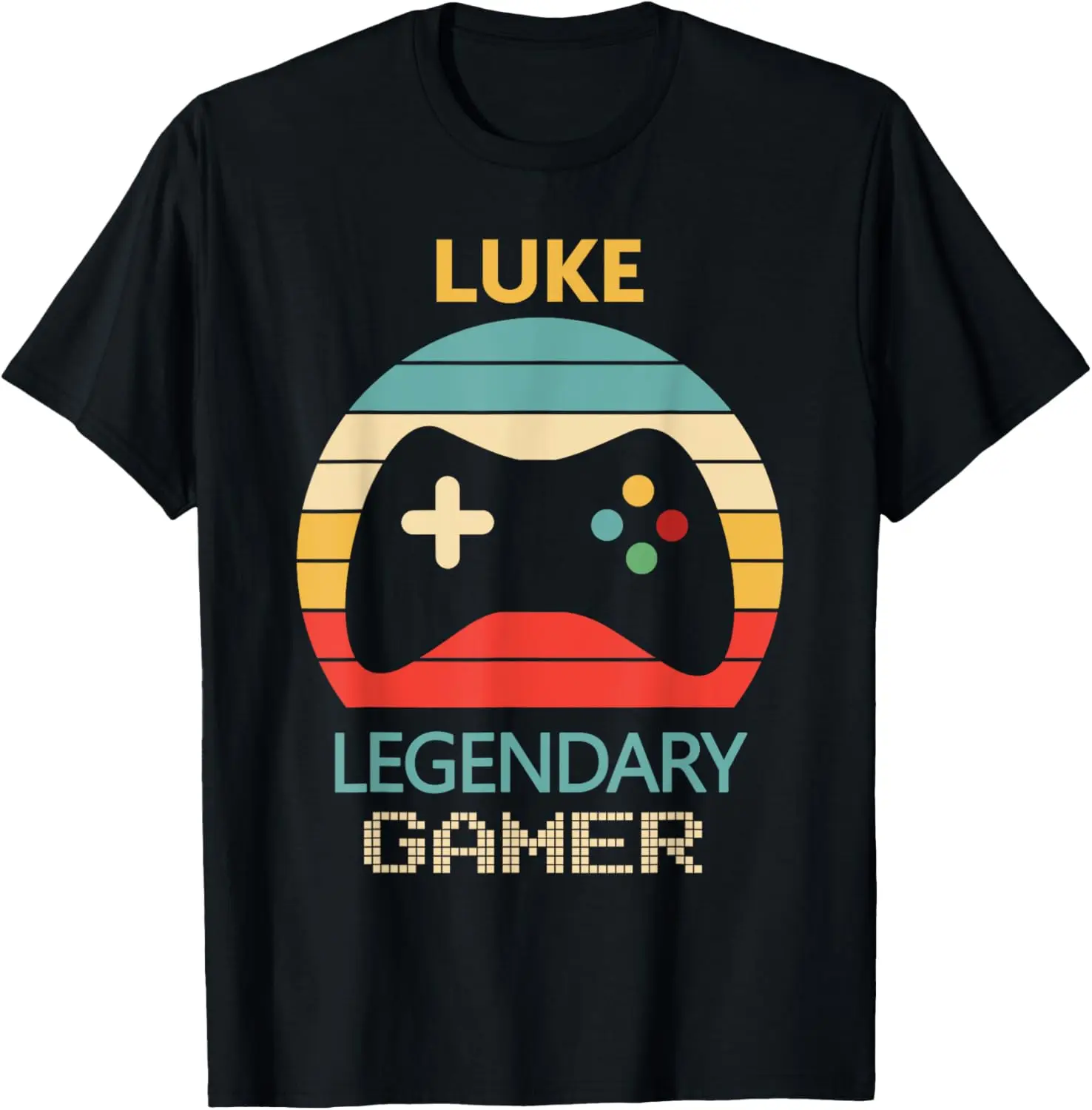 

Luke Name Gift - Personalized Legendary Gamer T-Shirt