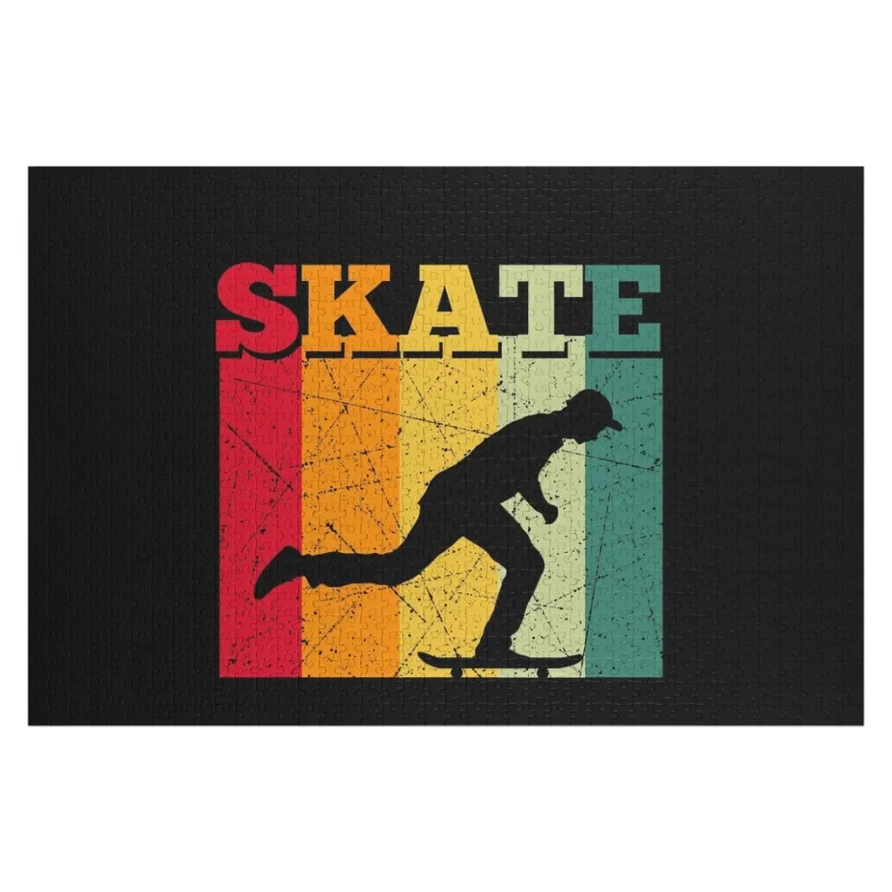 Skate Jigsaw Puzzle Personalized Toys Wooden Boxes Puzzle