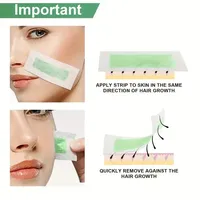 Professional Hair Removal Wax Strips for Summer Depilation Double Sided Cold Wax Paper for Leg Body Face Useful Wholesale