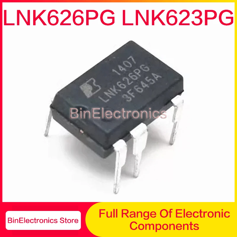 10Pcs/Lot LNK626 LNK626PG LNK623 LNK623PG DIP-7 Liquid Crystal Power Management Chip New Original