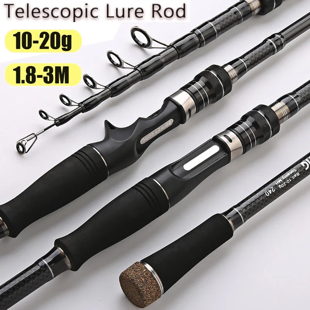 

Спиннинг, телескопические рыболовные удочки 1,8-3,0 м, ультралегкое карбоновое удилище, рыболовные аксессуары, фидер, удочка для джиггинга и приманки