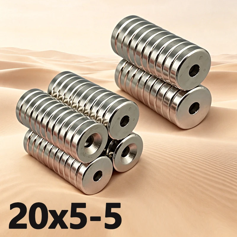 2-100pcs-20x5-5mm-magnet-neodymium-fridge-magnets-hole-round-shape-n35-ndfeb-20-5-5mm-magnet-accessory-permanent-magnetic-imanes