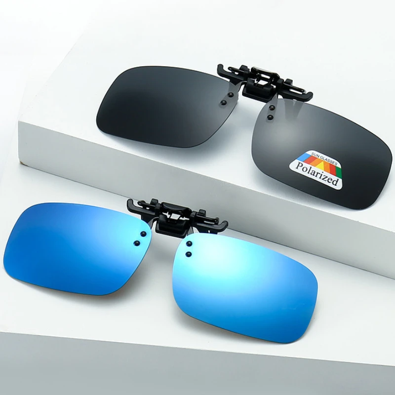 AliExpress 1 PCS Vintage Polarized Clip on Sunglasses for Women Men UV400 HD Driving Night Vision Myopia Goggles Clips Outdoor Glasses Clip