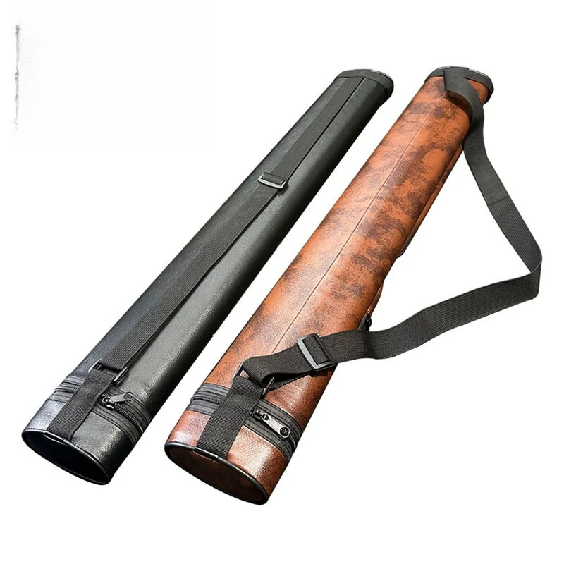 Black 4-Hole Cue Holder 1/2 Cue PU Billiard Cue Rack Table Tennis Supplies Billiard Accessories
