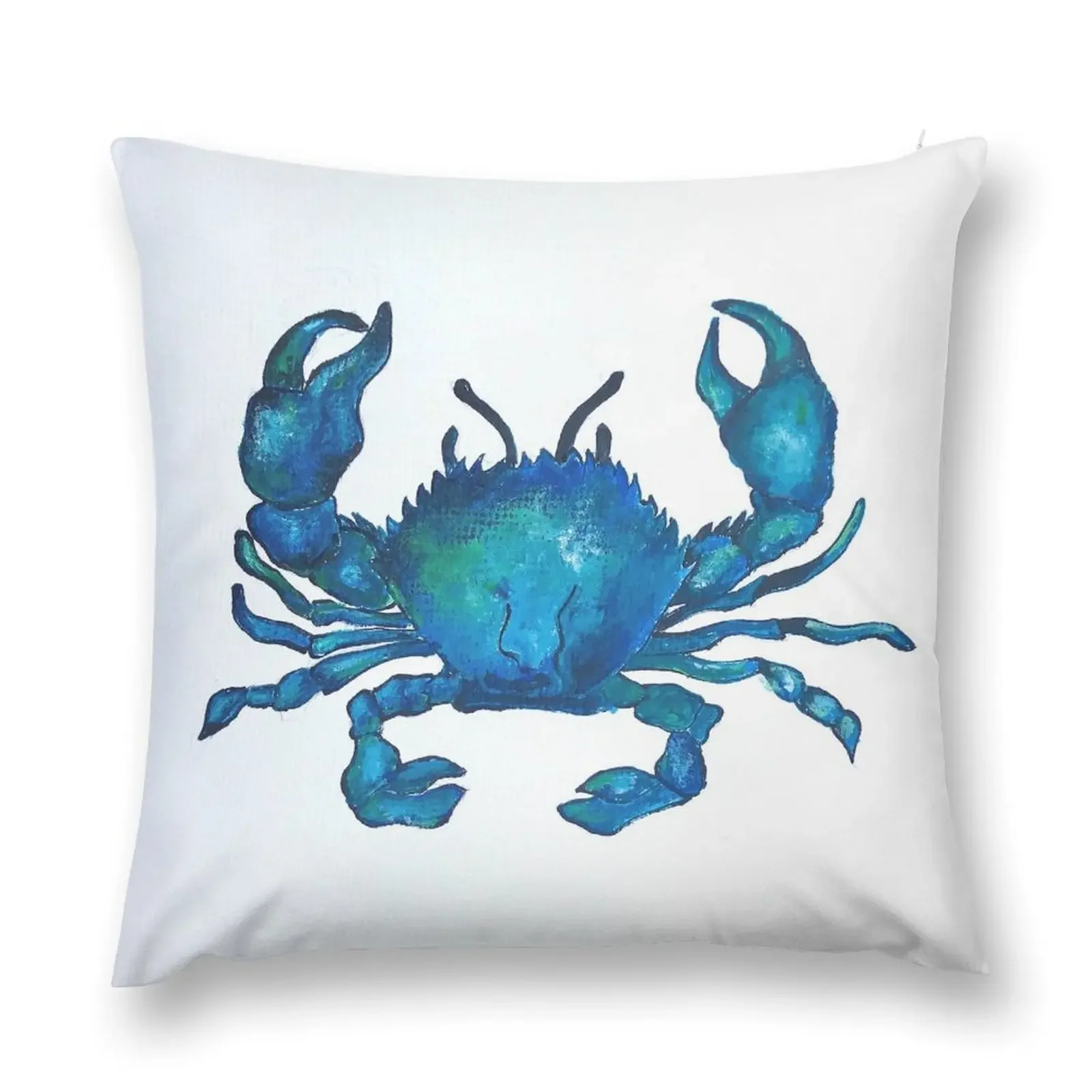 

Crab art by Christine Onward Throw Pillow pillow cover christmas Pillowcases Cushion Covers Sofa pillow