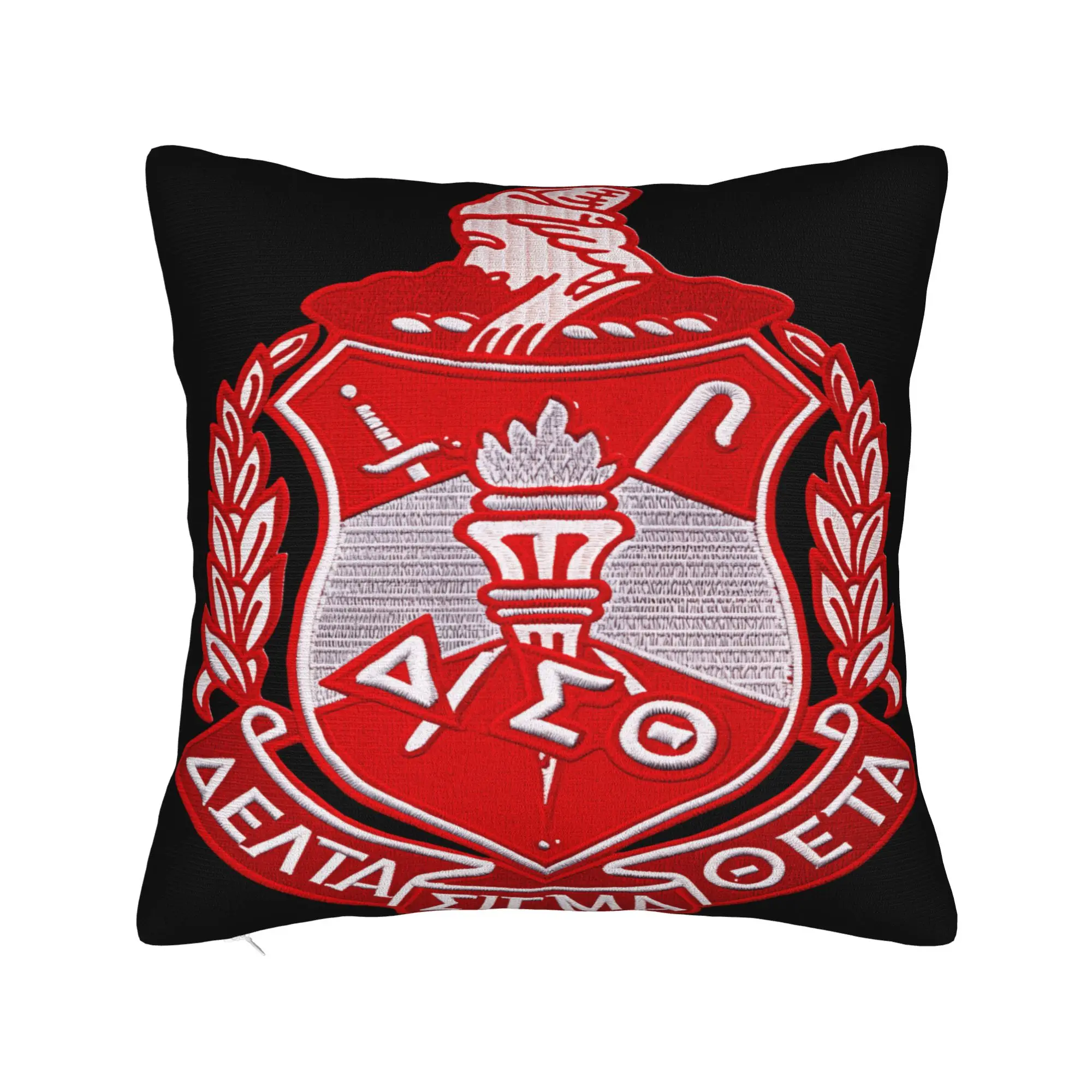 D-Delta Sigma Theta Pillowcases  Kawaii Pillow Case For Living Room Bed Chair Soft Pillow Cover