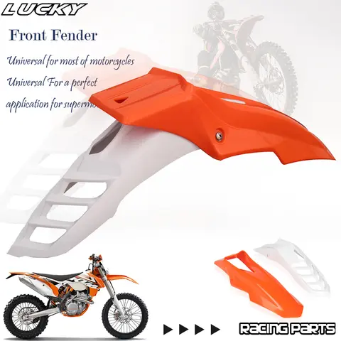 होंडा यामाहा सुजुकी कावासाकी DRZ DR KX KLX EXC XCW XT WR YZ YZF TW डर्ट बाइक फ्रंट फेंडर के लिए यूनिवर्सल मोटोक्रॉस मडगार्ड 8 best sales यामाहा ट्व - №1