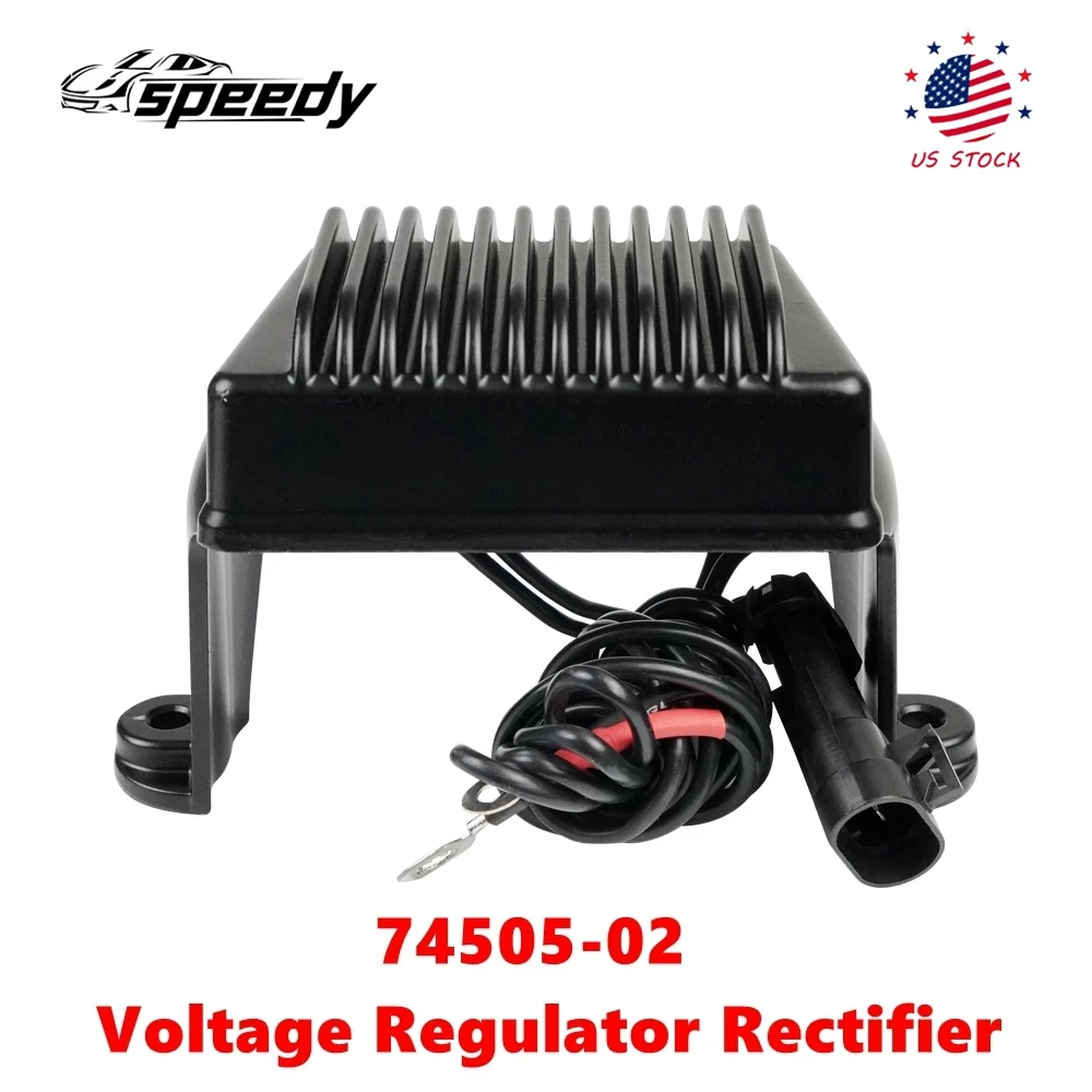 

74505-02 H0502 Черный регулятор напряжения-выпрямитель, подходящий для Harley Davidson Road King Road Glide Electra Glide 2002-2003 годов