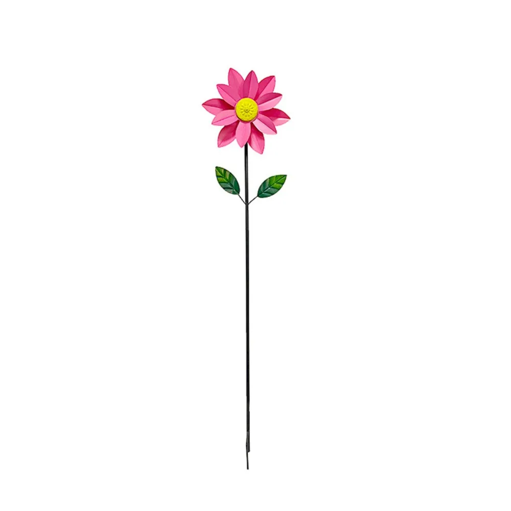 

Crafts Rotating Garden Windmill Spinner Metal Creative Gardening Plug Simulation Wind Rotator Park